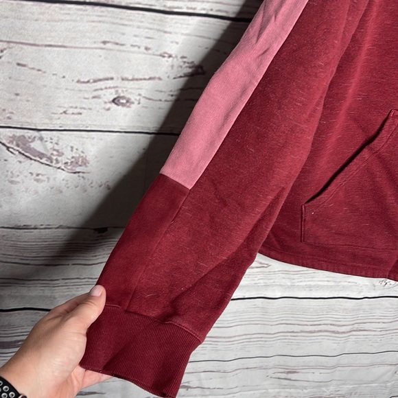 adidas Red Pink Hoodie Sweatshirt Sz Medium! - Picture 5 of 9